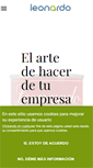 Mobile Screenshot of leonardo-gr.com